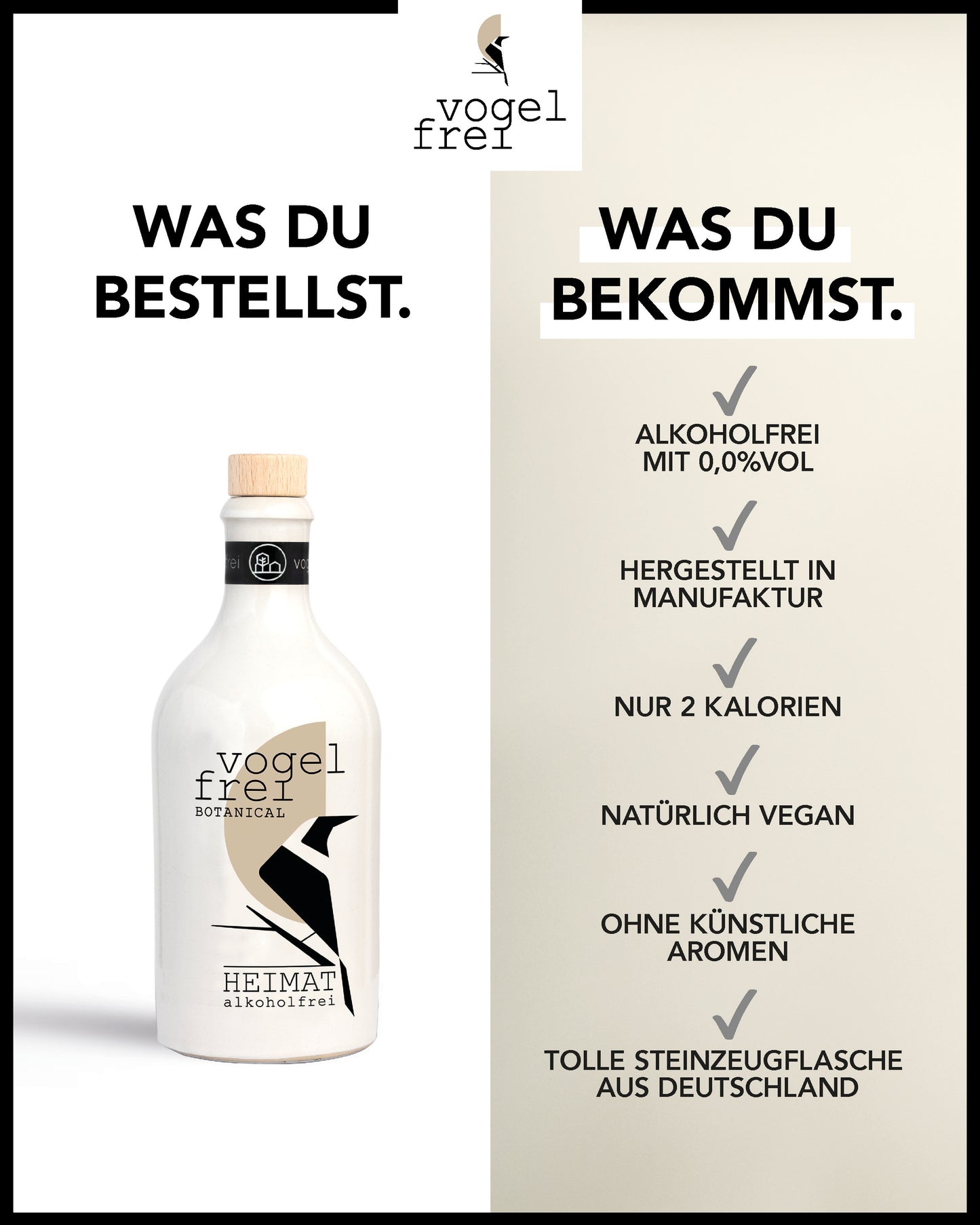 VOGELFREI Botanical 500ml alkoholfrei