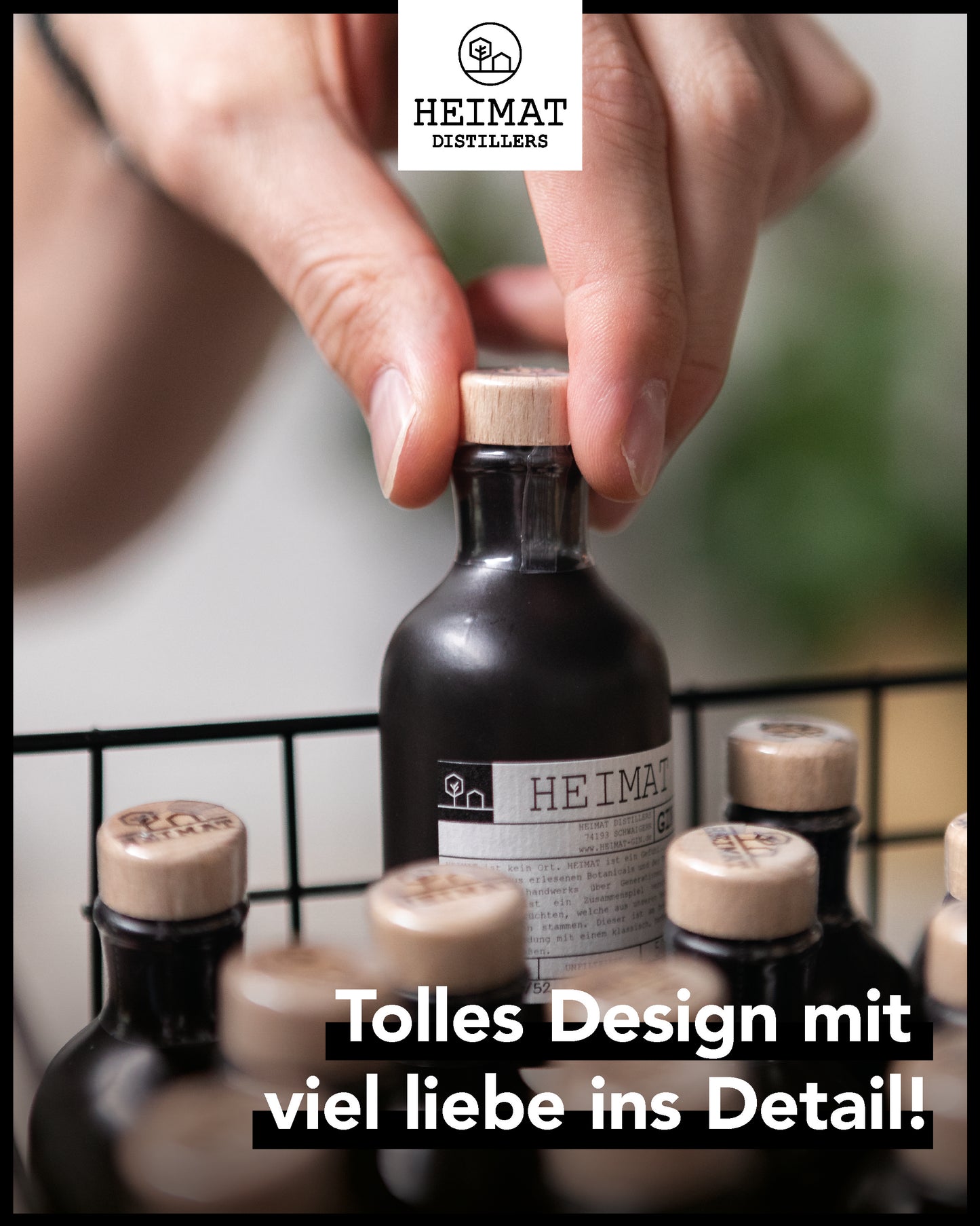 HEIMAT Dry Gin Miniatur 50ml