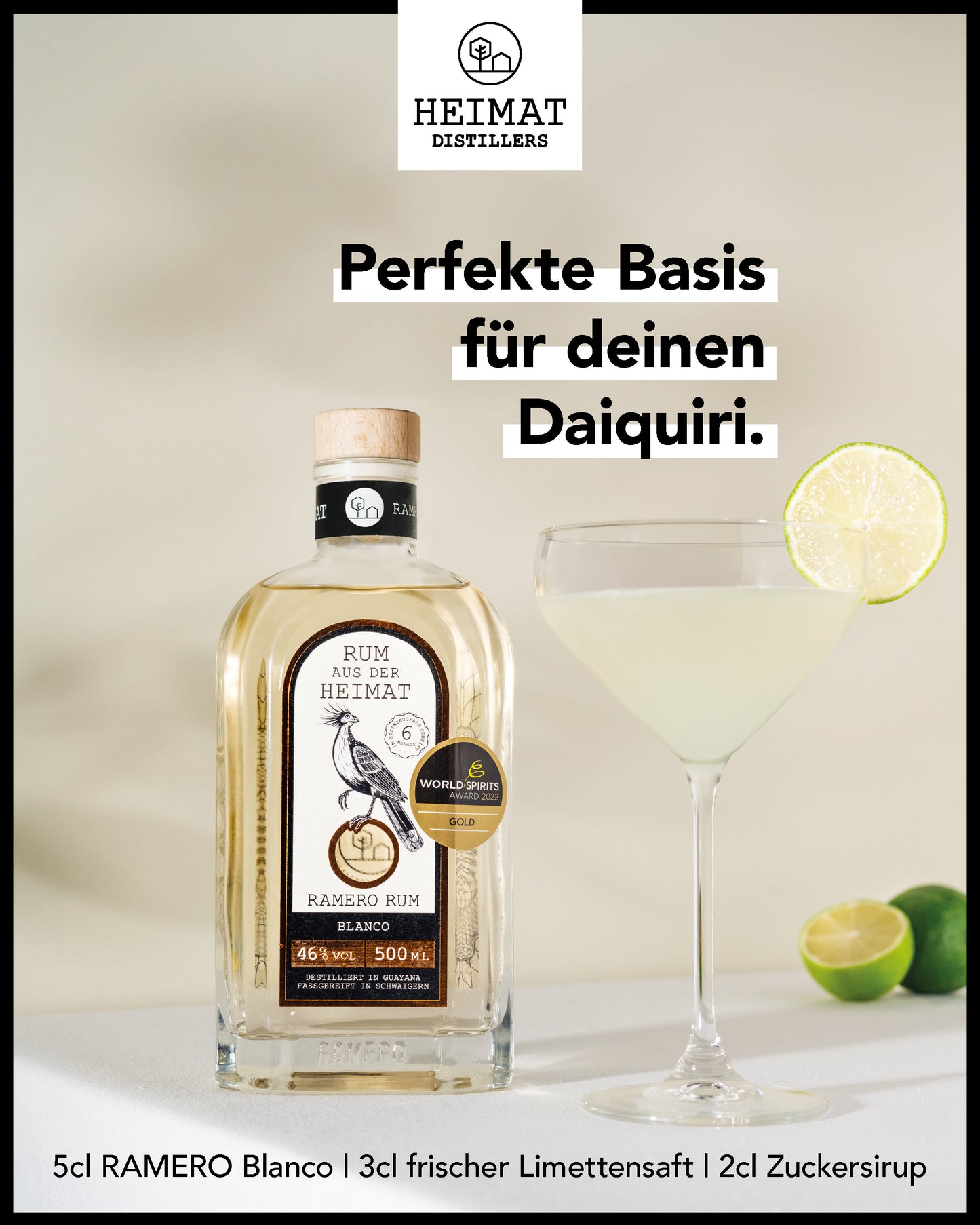 RAMERO Rum Blanco 500ml