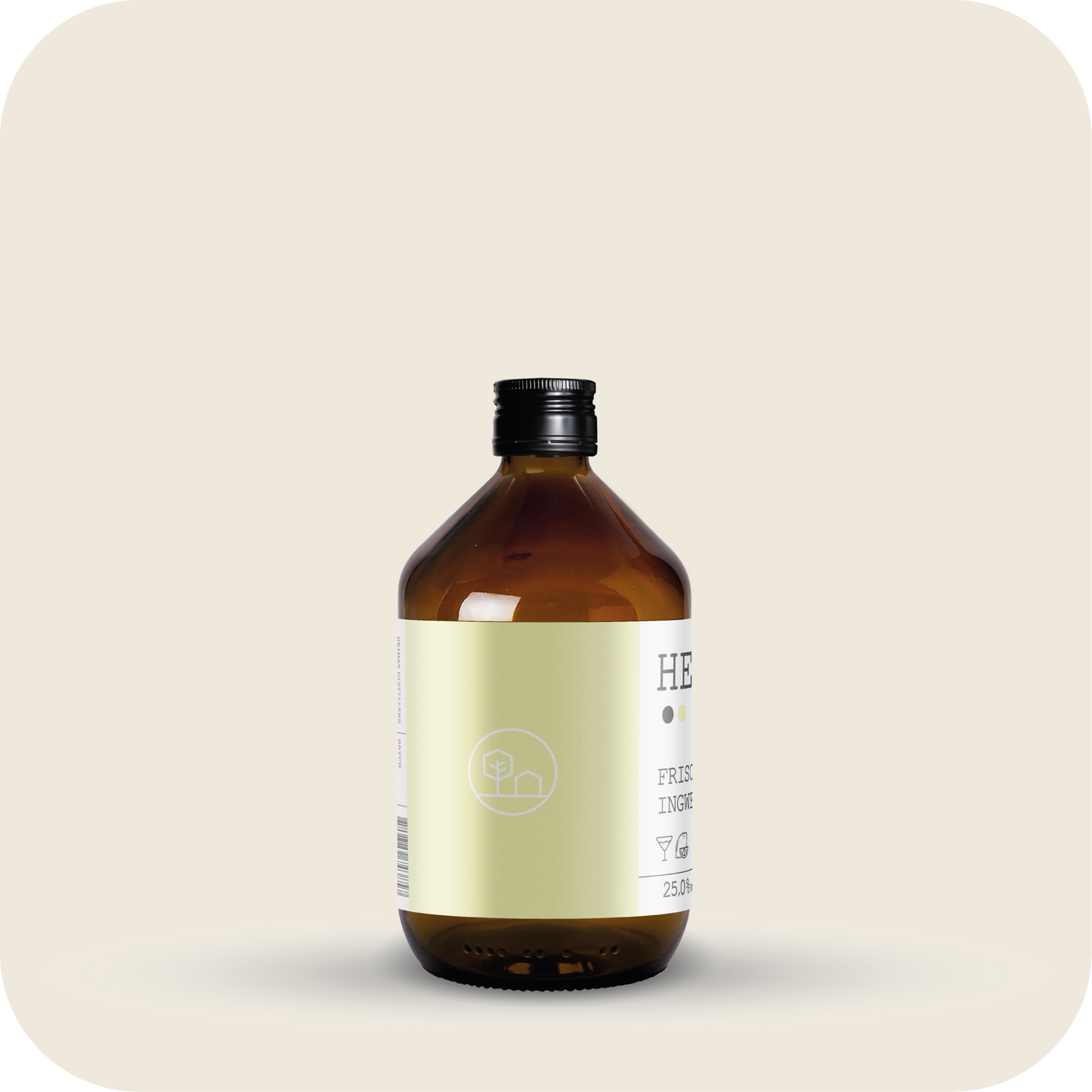 Frische Ingwerspirituose 500ml