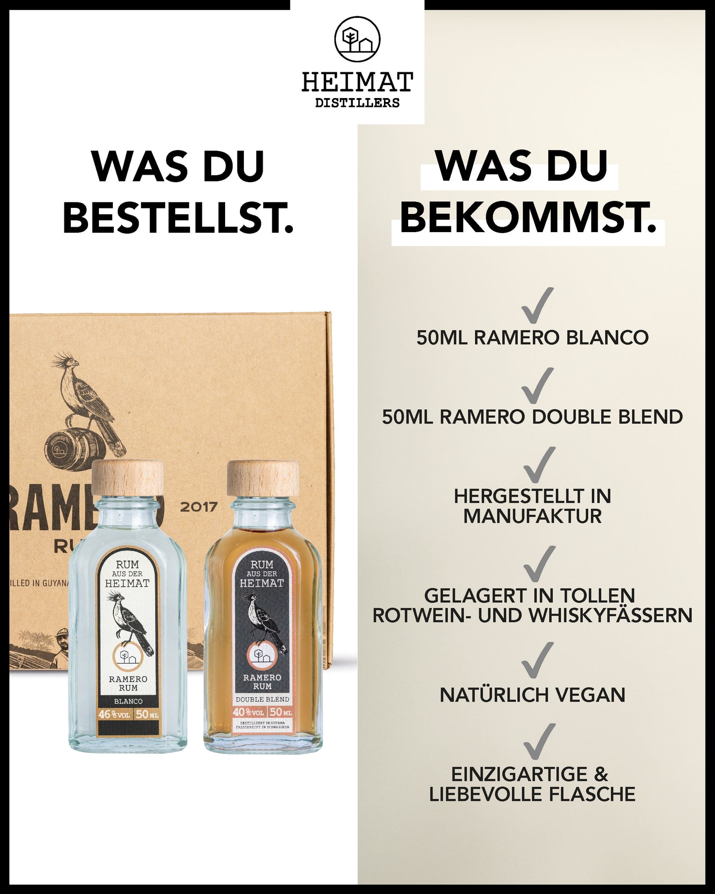 
                  
                    RAMERO Rum Tasting Set (2x50ml)
                  
                
