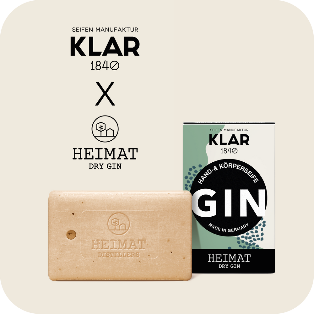 KLAR Seife X HEIMAT Gin Hand-& Körperseife 100g