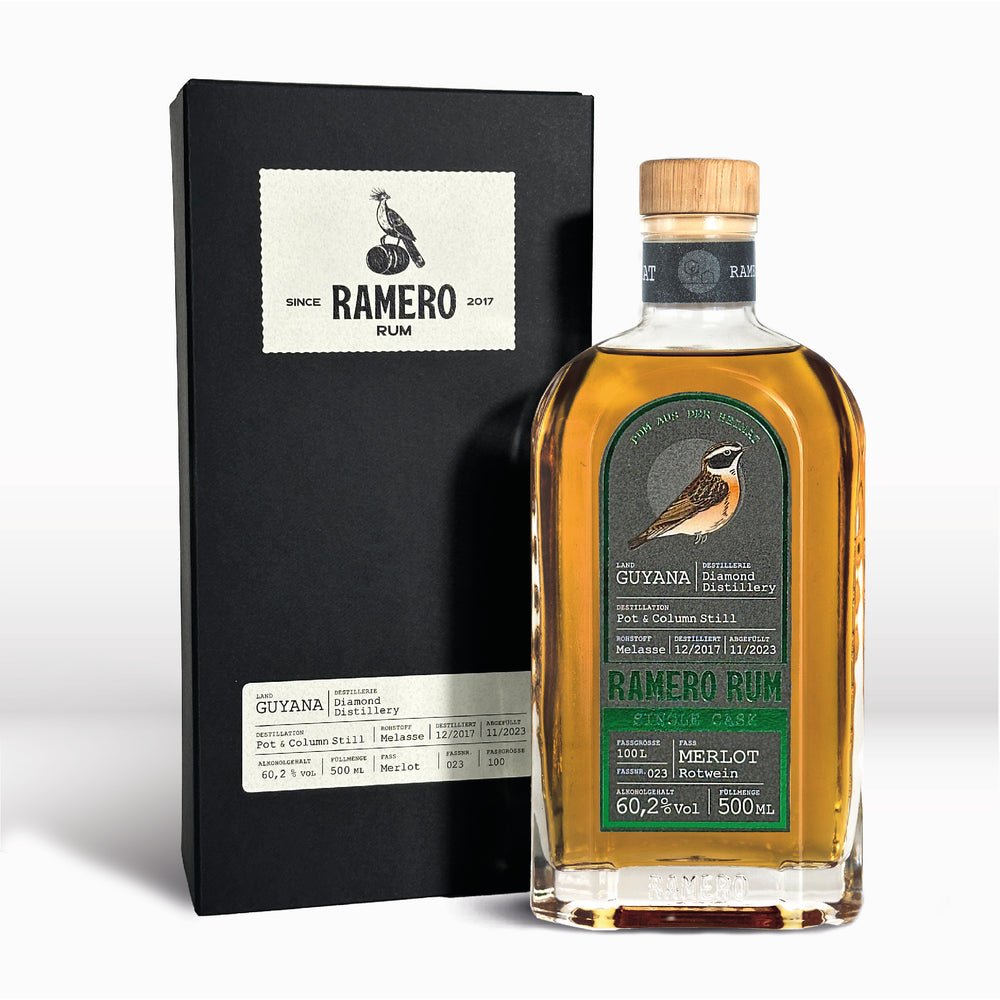 
                  
                    RAMERO Rum Single Cask Merlot 60,2% 500ml
                  
                
