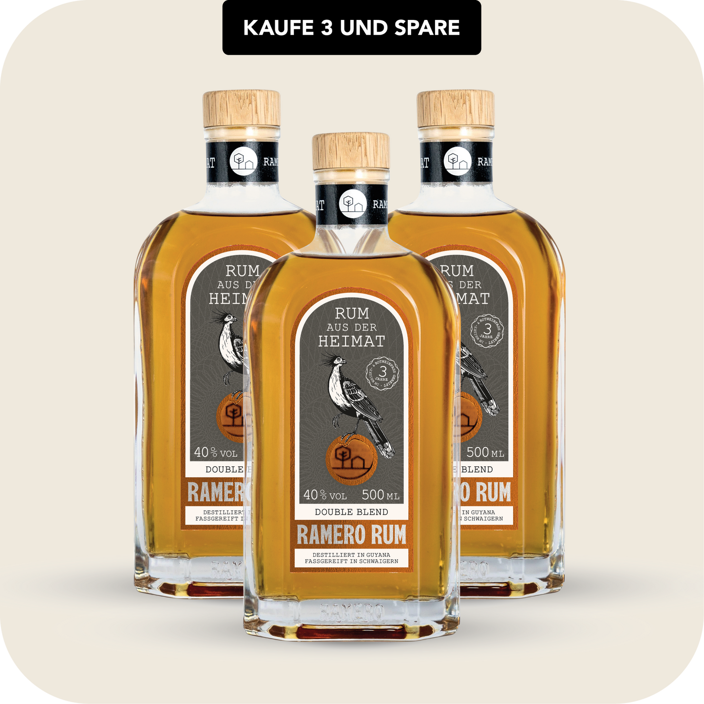 
                  
                    RAMERO Rum Double Blend 500ML
                  
                