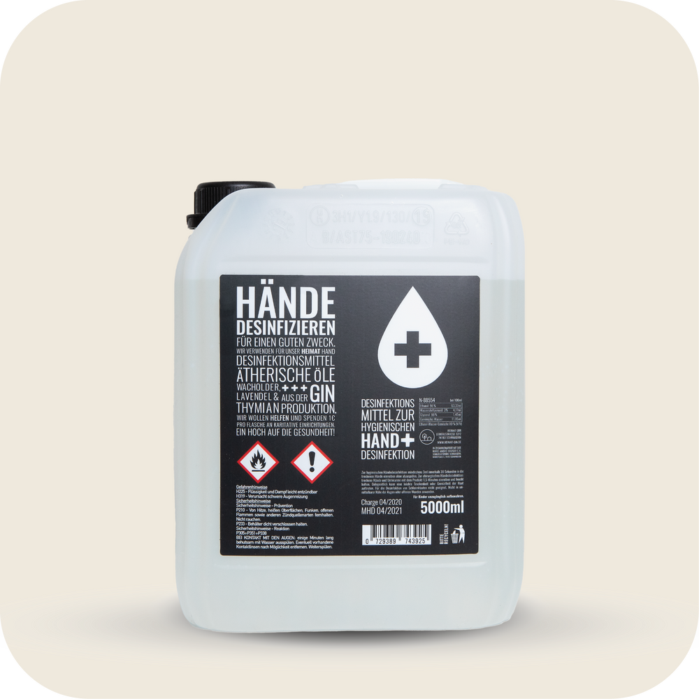 HAND-DESINFEKTION 5L Nachfüllpack