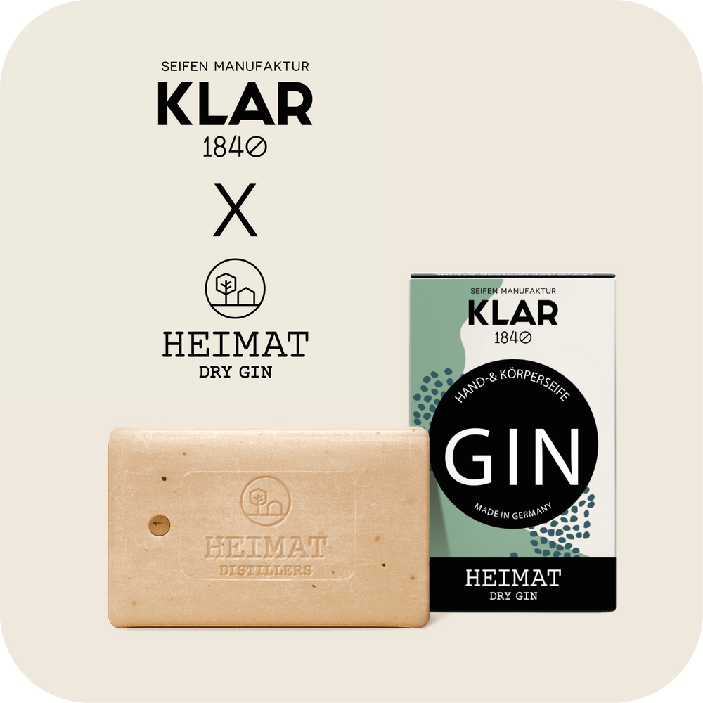 KLAR Seife X HEIMAT Gin Hand-& Körperseife 100g