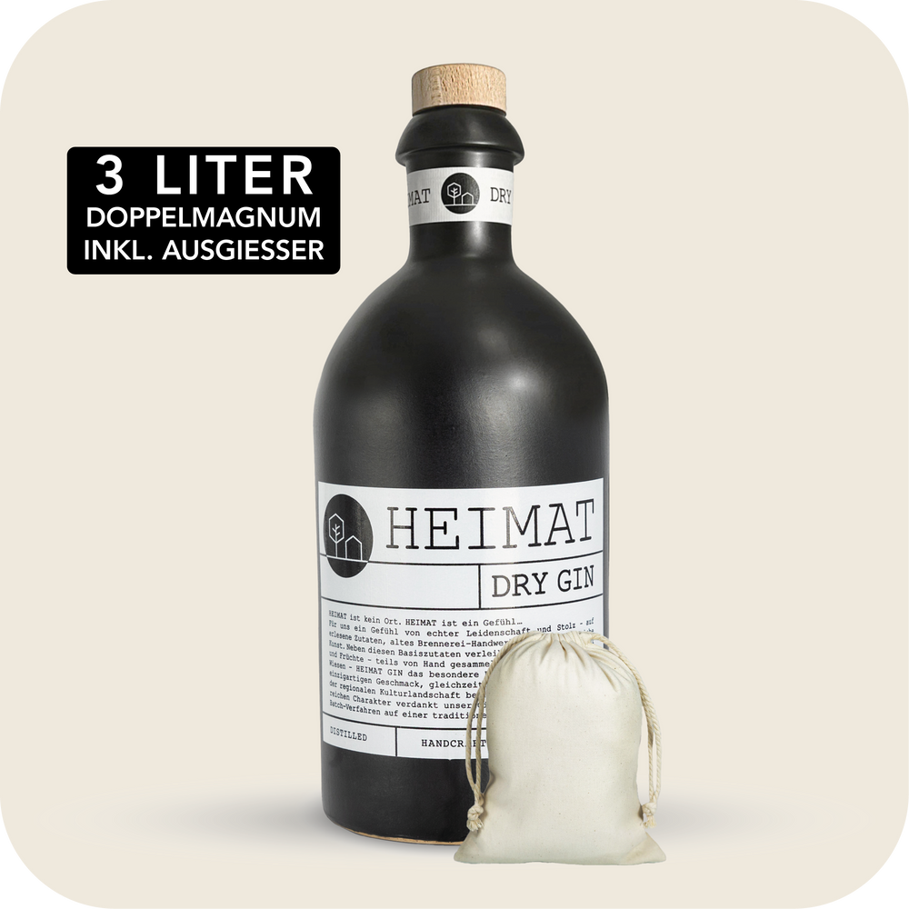 HEIMAT Dry Gin Doppel-Magnum 3L