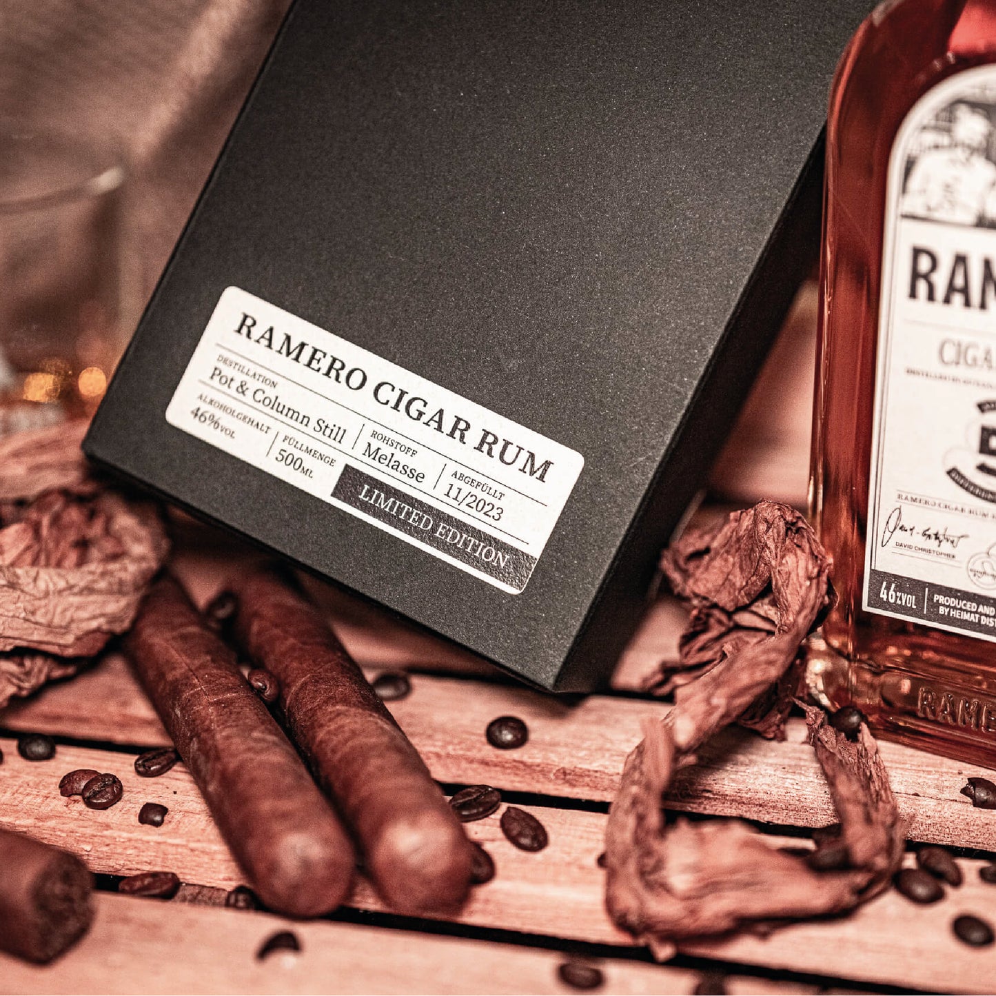 
                  
                    RAMERO X GÖTTERFUNKEN Cigar Rum 46% 500ml
                  
                