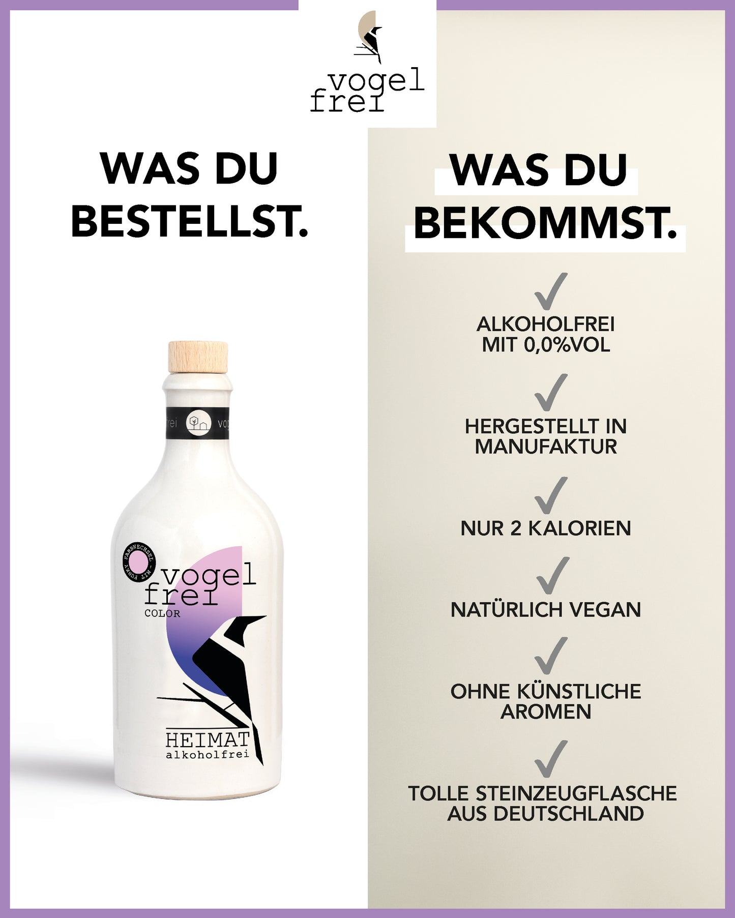 
                  
                    B-Ware VOGELFREI Color 500ml mit Farbeffekt alkoholfrei
                  
                