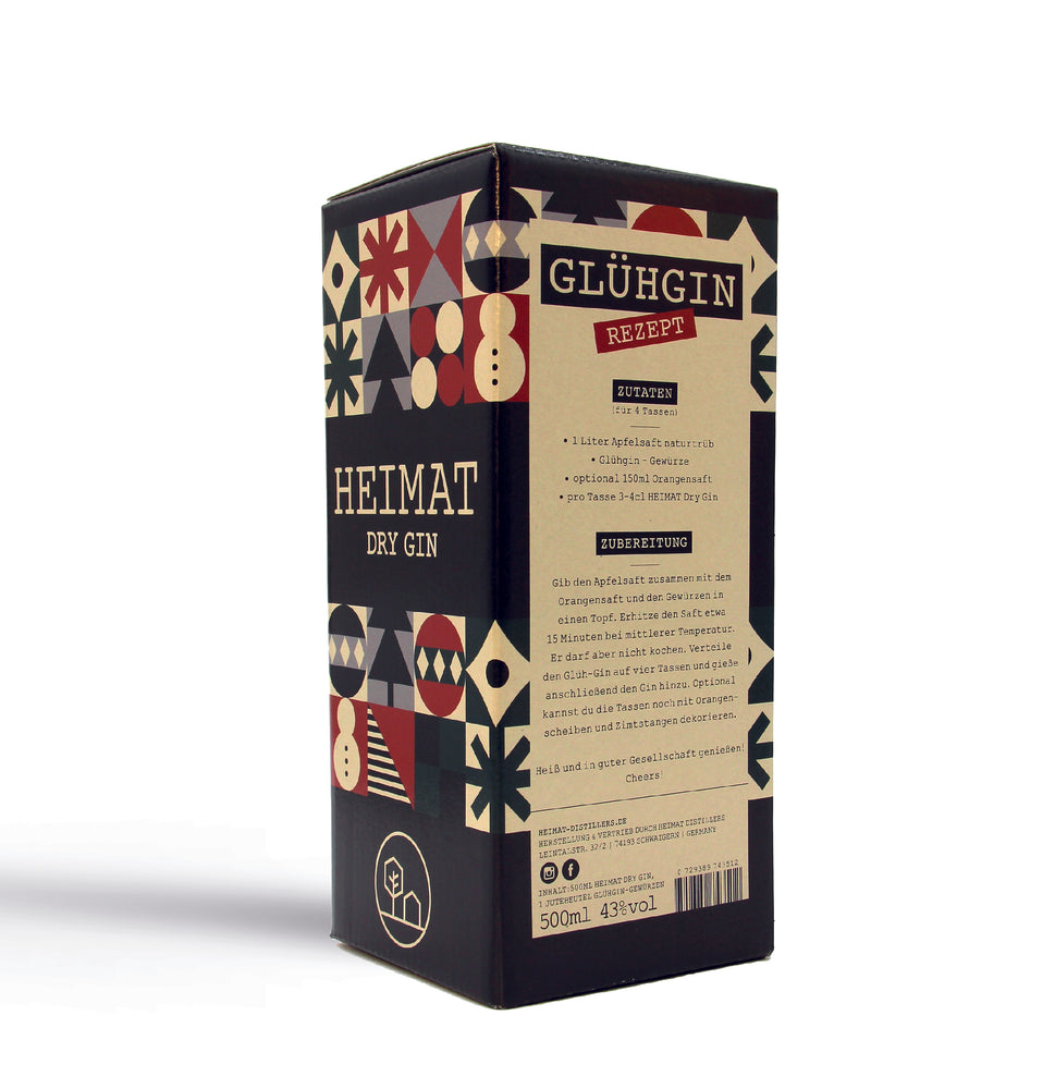 
                  
                    HEIMAT Dry Gin 500ml mit Glüh-Gin Gewürzen
                  
                