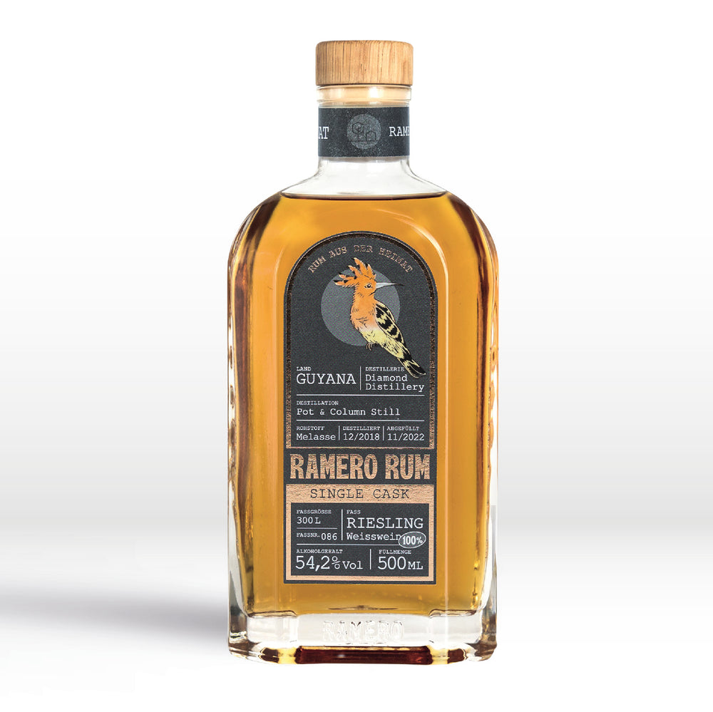
                  
                    RAMERO Rum Single Cask Riesling 54,2% 500ml
                  
                